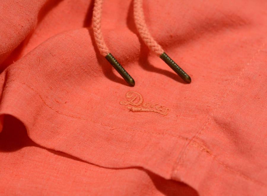 Deus Ex Machina Sandbar Hemp Short Coral Orange - Deus Ex Machina
