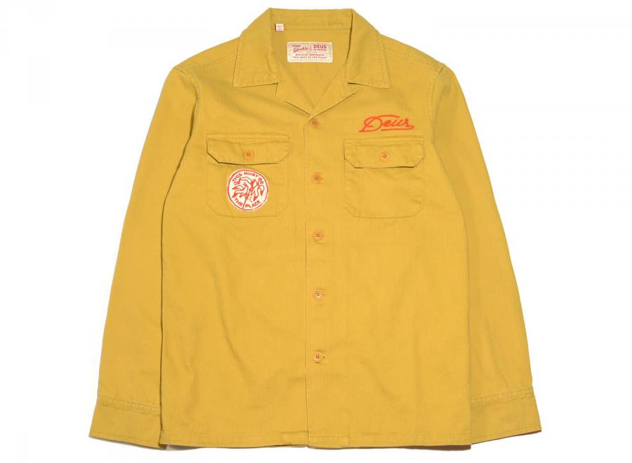 Deus Ex Machina Sea Squalor Shirt Mimosa Gold - Deus Ex Machina