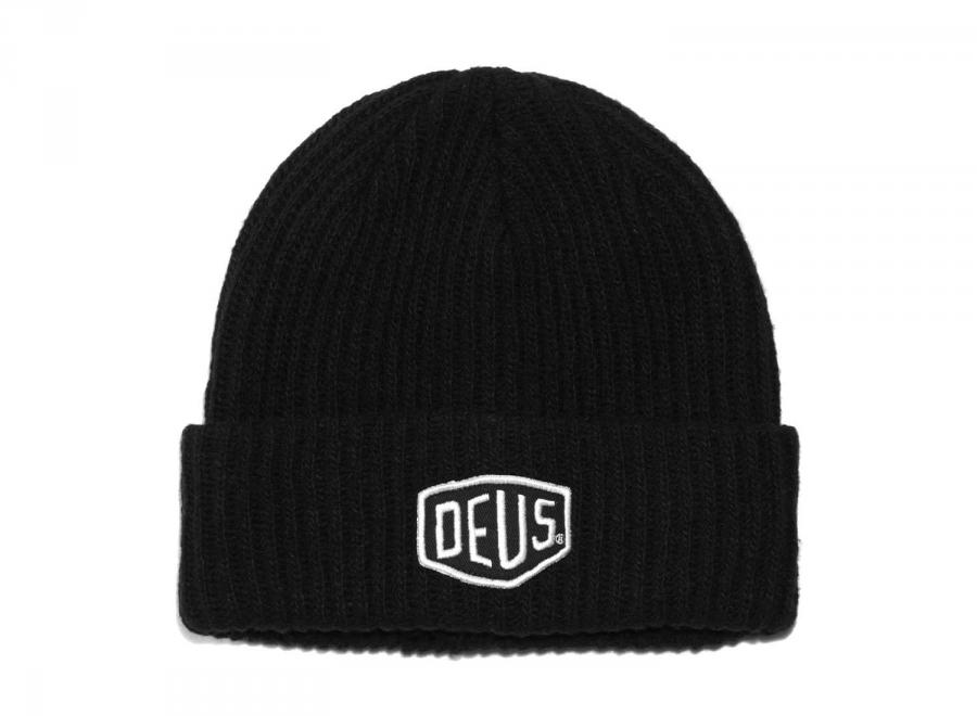 Deus Ex Machina Shield Beanie Black - Deus Ex Machina