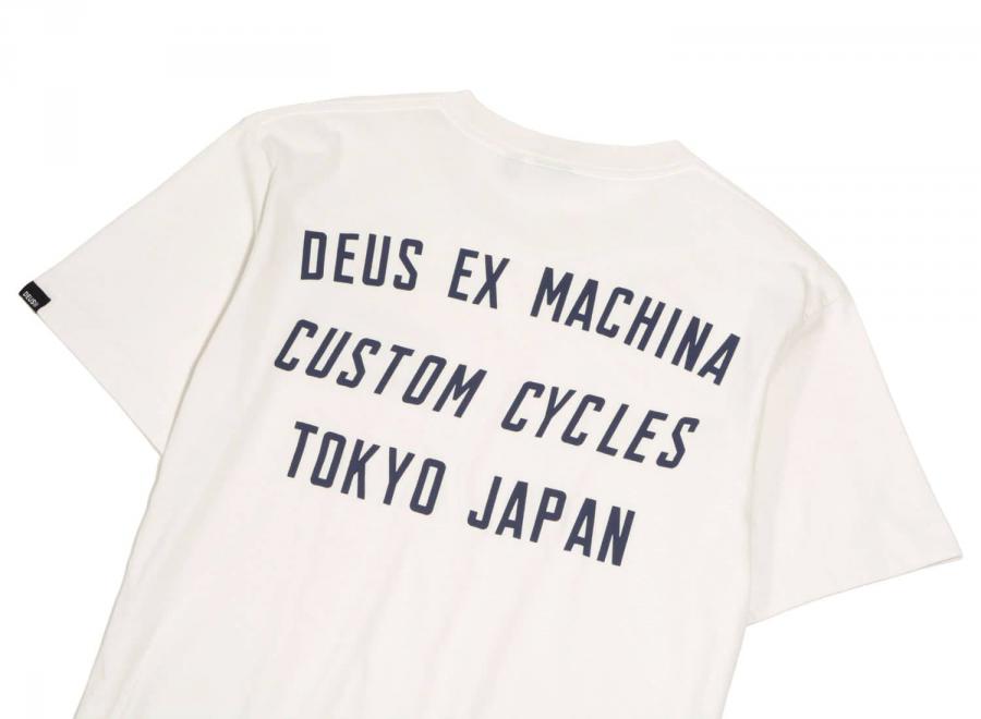 Deus Ex Machina Speed Stix Tee Vintage White - Deus Ex Machina