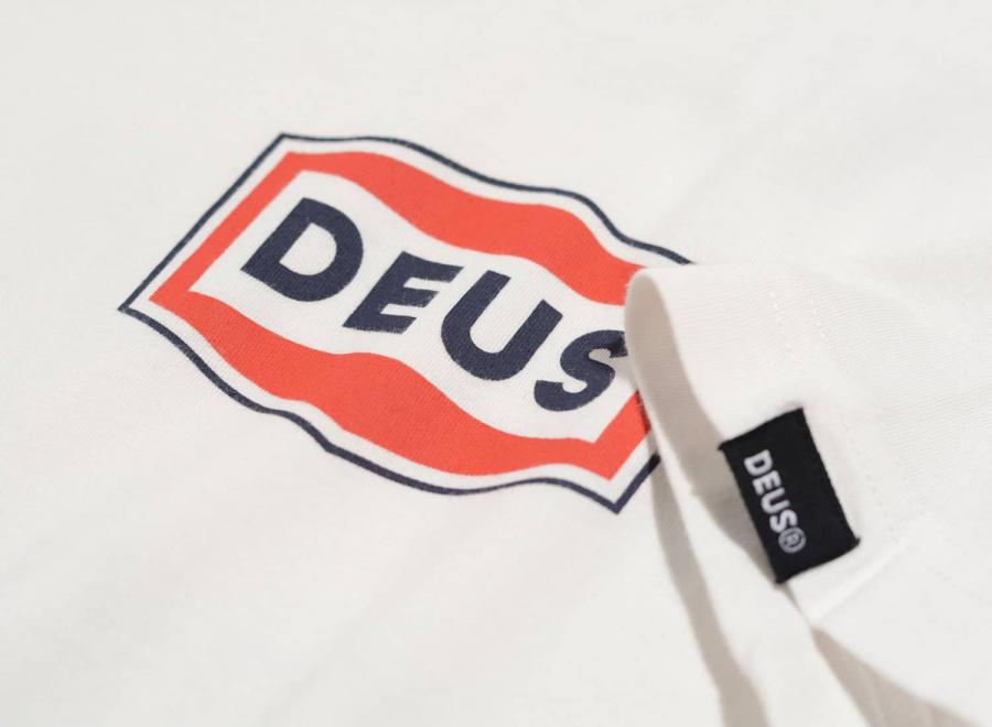Deus Ex Machina Speed Stix Tee Vintage White - Deus Ex Machina