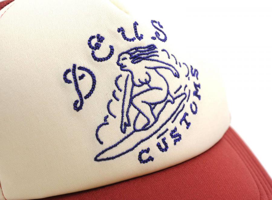Deus Ex Machina Surf Girl Trucker Burgundy - Deus Ex Machina