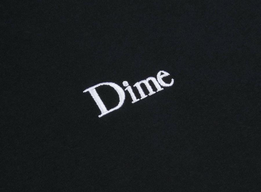 Dime Classic Small Logo Tshirt Black - Dime
