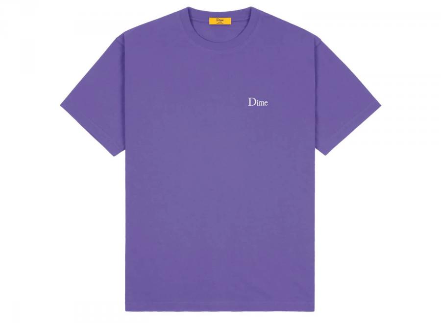 Dime Classic Small Logo Tshirt Iris - Dime