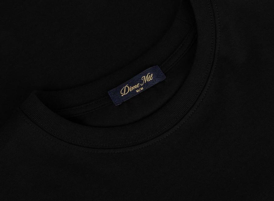 Dime Cursive LS Tshirt Black DIMED1FA2622BLK - Dime