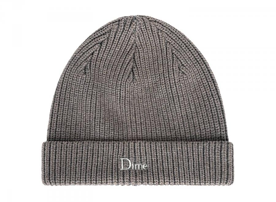 Dime Rib Fold Beanie Dark Gray DIMED1FA2653GRY - Dime