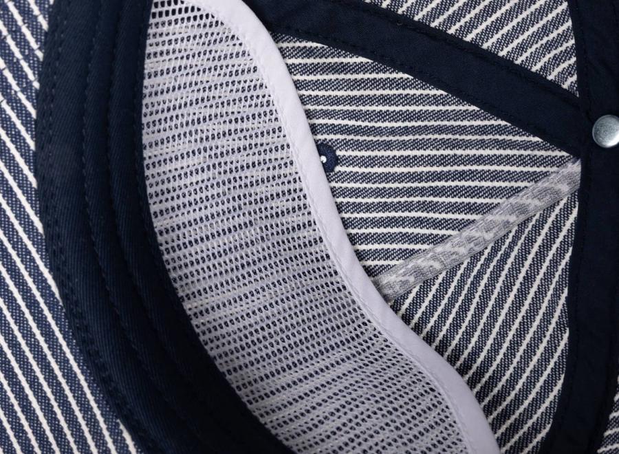 Dime Striped Worker Cap Navy DIMED1FA2651NVY - Dime