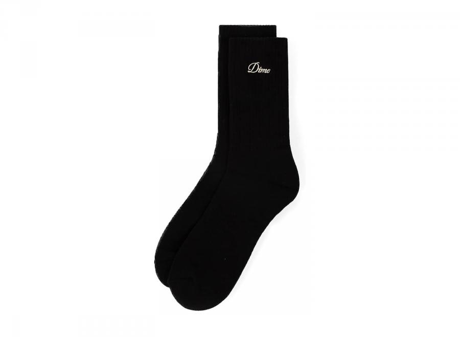 Dime Two Pack Long Socks Black DIMED1FA2662BLK - Dime