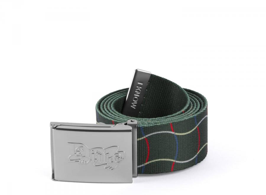 Dime Wave Checkered Belt Forest - Dime