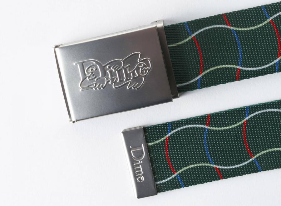 Dime Wave Checkered Belt Forest - Dime