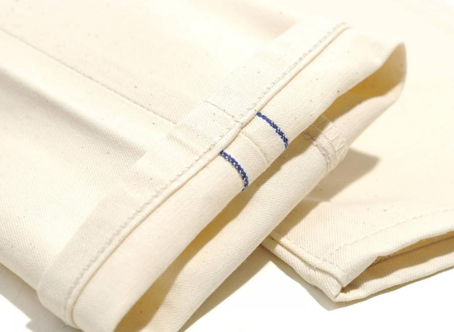 Edwin Classic Regular White Denim Navy Selvage - Edwin