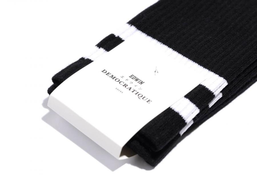 Edwin Democratique Socks Black - Edwin