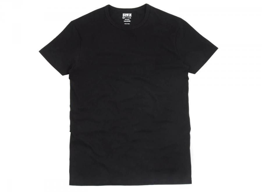 Edwin Double Pack SS Tee Black - Edwin