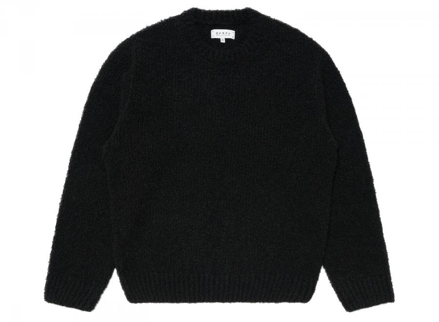 Edwin Dun Textured Sweater Black I034134 - Edwin