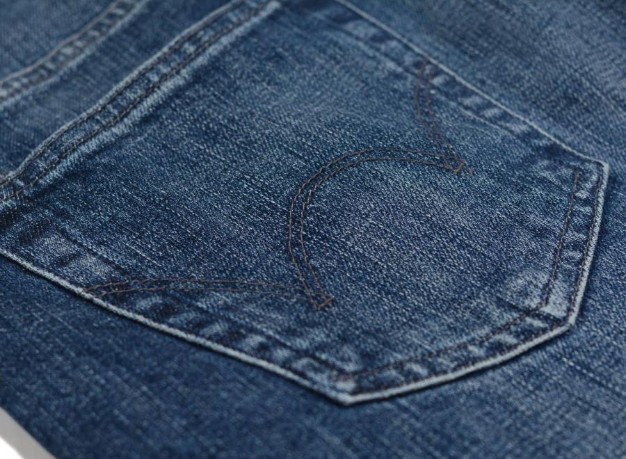 Edwin ED-80 CS Yuuki Blue Denim Takeo Wash I027222 - Edwin
