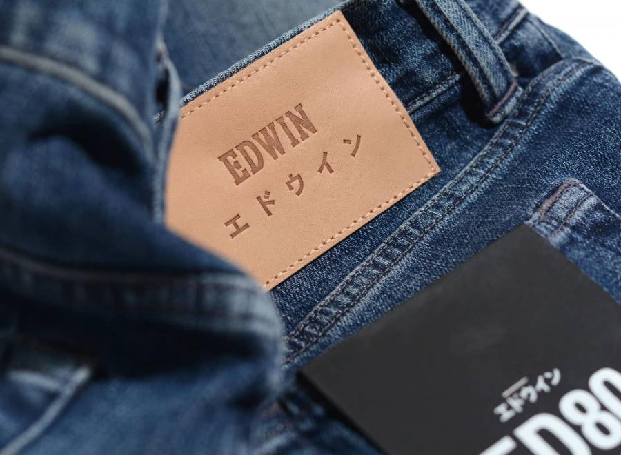 Edwin ED-80 CS Yuuki Blue Denim Takeo Wash I027222 - Edwin