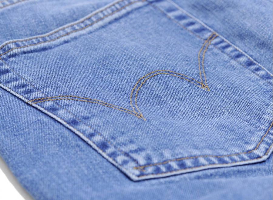 Edwin ED-85 Slim Drop Crotch CS Power Blue Denim Pacific Wash - Edwin