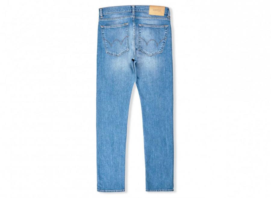 Edwin ED-85 Slim Drop Crotch CS Power Blue Denim Pacific Wash - Edwin