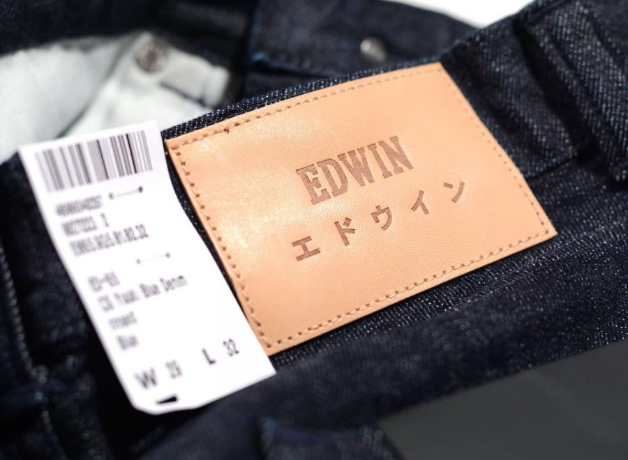Edwin ED-85 Slim Yuuki Blue Denim Rinsed I027223 - Edwin
