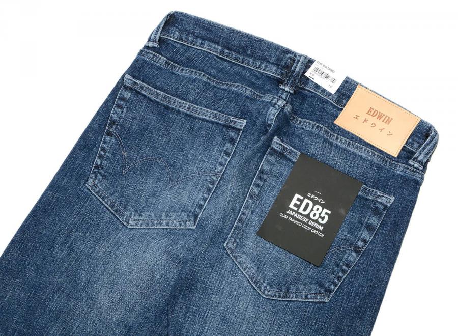 Edwin ED-85 Slim Blue Denim Reoki Wash - Edwin