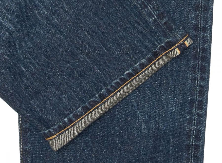 Edwin Loose Jeans Kaihara Dark Pure Indigo Blue Dark Used I034268 - Edwin