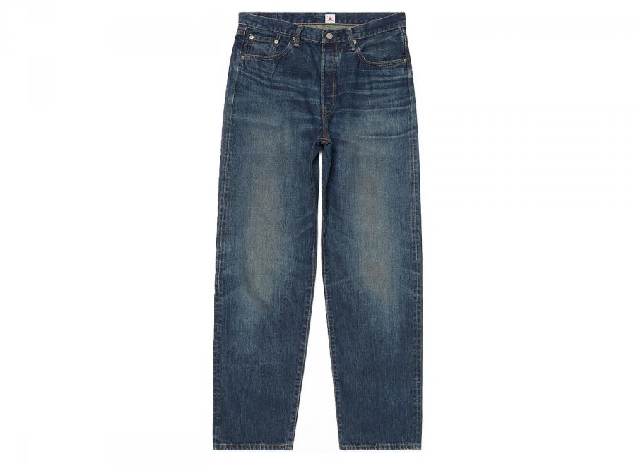 Edwin Loose Jeans Kaihara Dark Pure Indigo Blue Dark Used I034268 - Edwin