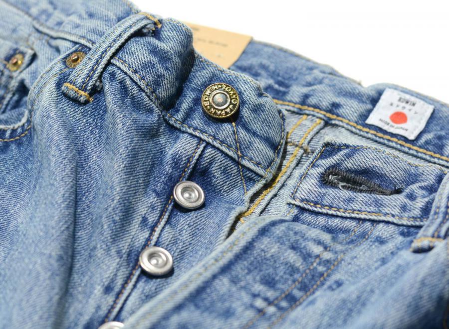 Edwin Loose Tapered Kurabo Recycle Denim Blue Light Used I030700 - Edwin