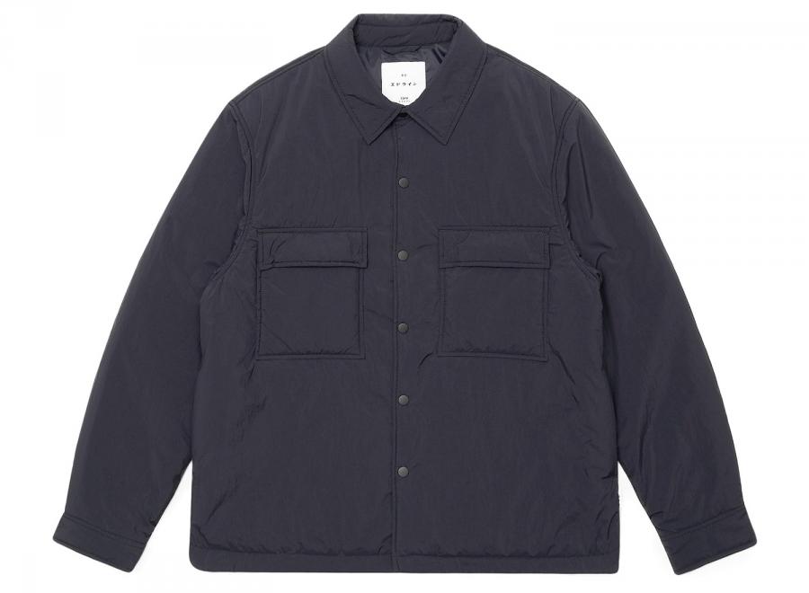 Edwin Nest Padded Overshirt LS Dark Navy I037336 - Edwin