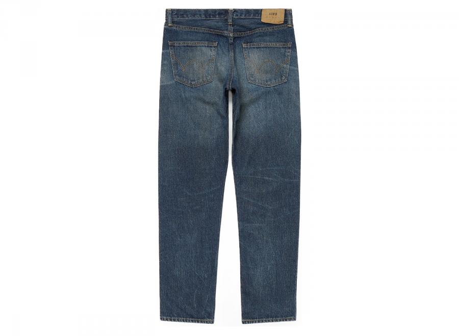 Edwin Regular Tapered Jeans Kaihara Dark Pure Indigo Blue Dark Used I030674 - Edwin