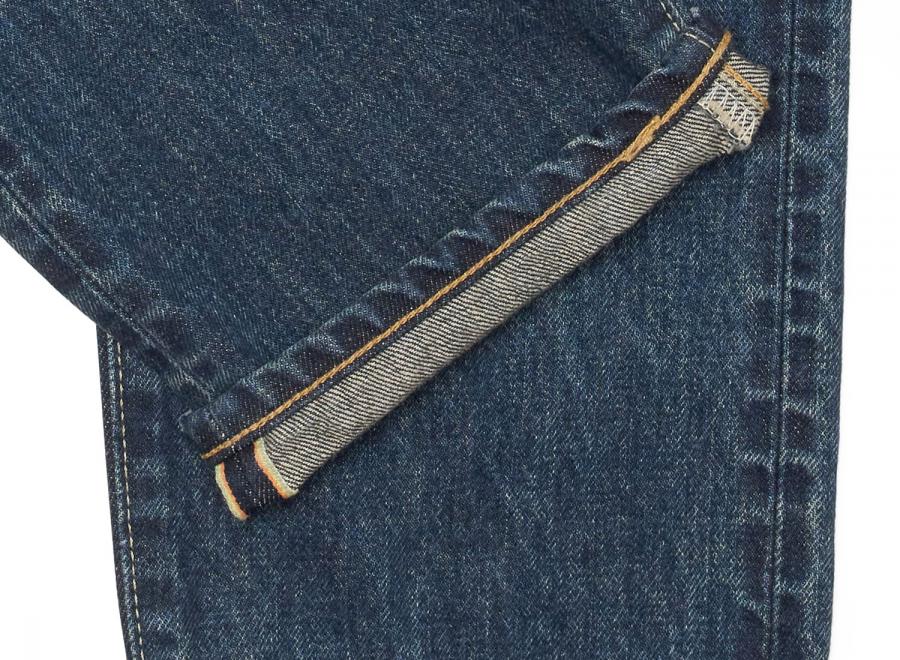Edwin Regular Tapered Jeans Kaihara Dark Pure Indigo Blue Dark Used I030674 - Edwin