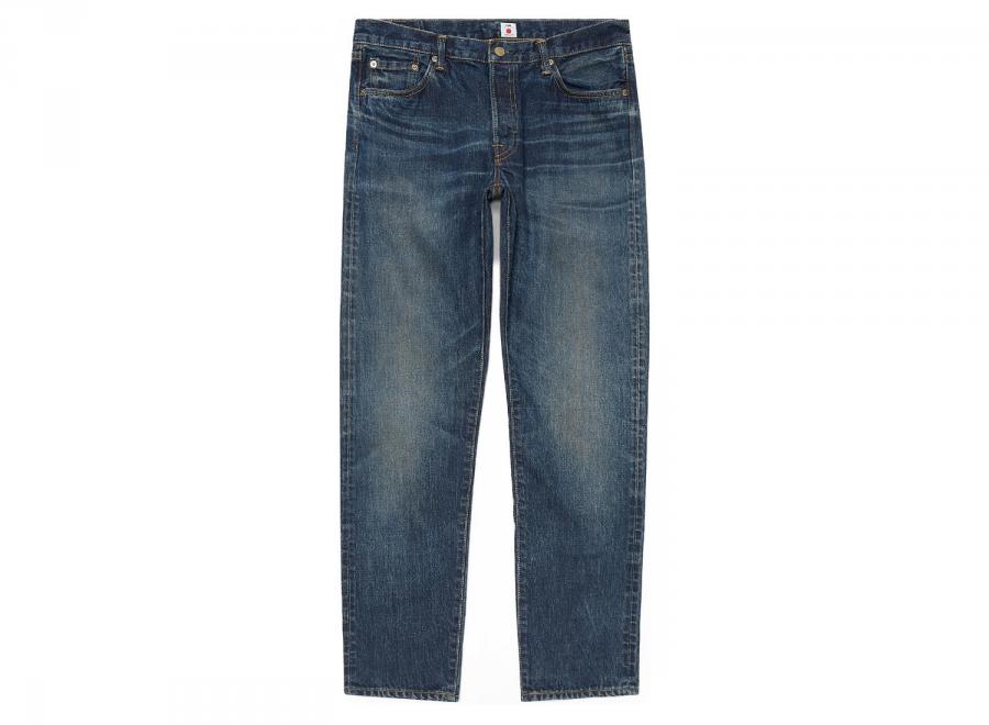 Edwin Regular Tapered Jeans Kaihara Dark Pure Indigo Blue Dark Used I030674 - Edwin