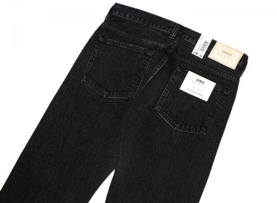 Edwin Regular Tapered Nihon Menpu Black - Edwin