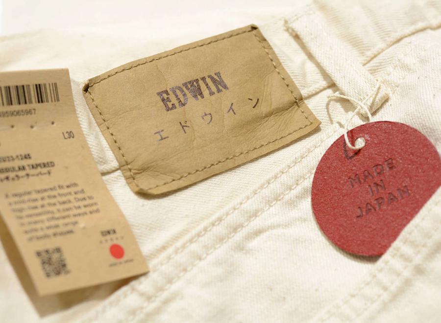 Edwin Regular Tapered Kaihara Denim Natural Rinsed I032053 - Edwin