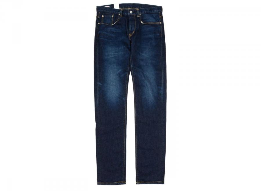 Edwin Slim Tapered Kaihara Denim Blue Dark Used - Edwin