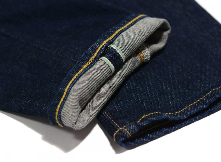Edwin Slim Tapered Kaihara Denim Blue Dark Used - Edwin