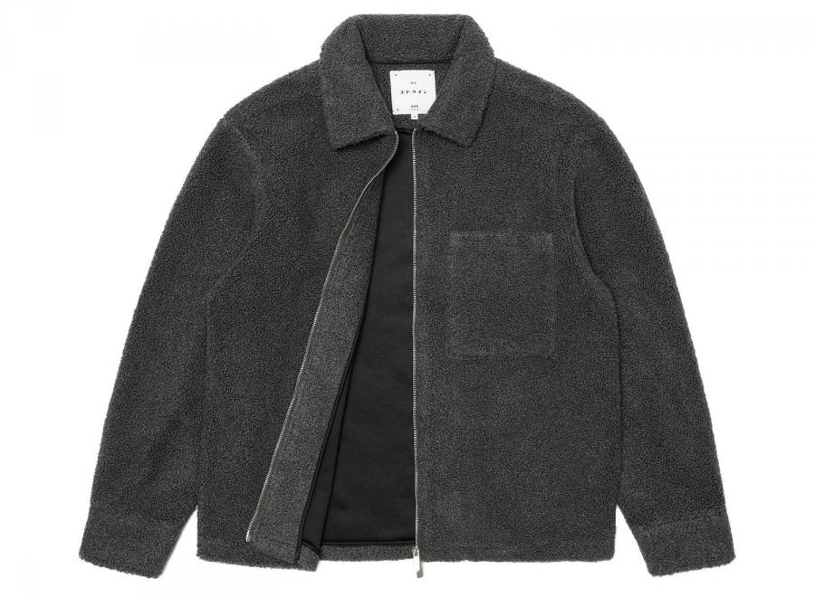 Edwin Snug II Overshirt LS Dark Grey I037335 - Edwin