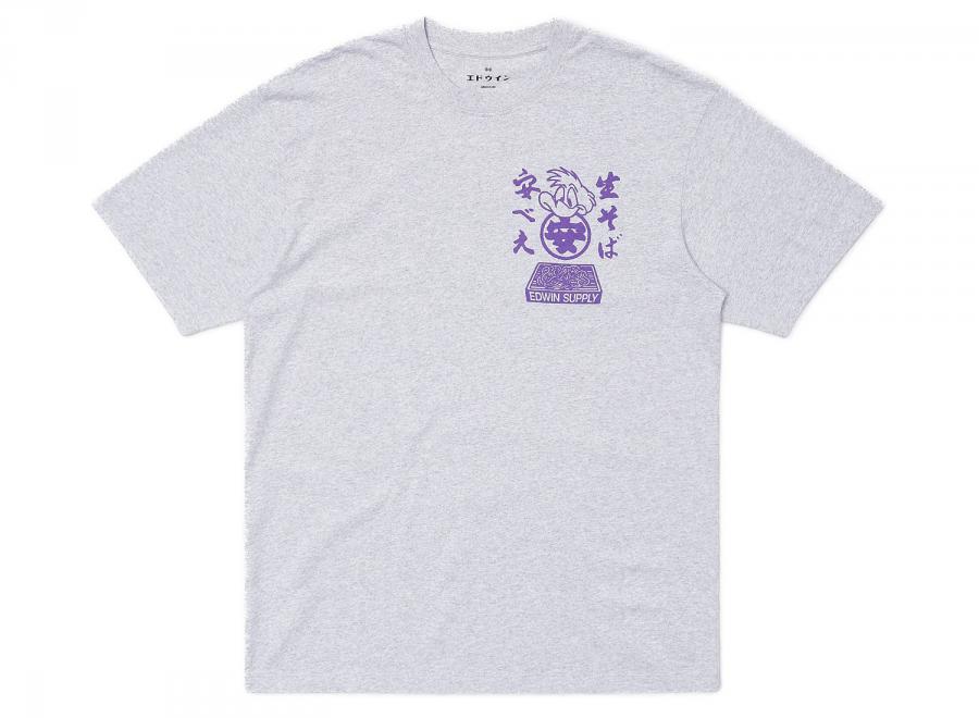 Edwin Soba Yasube Tshirt Gey Marl I037351 - Edwin