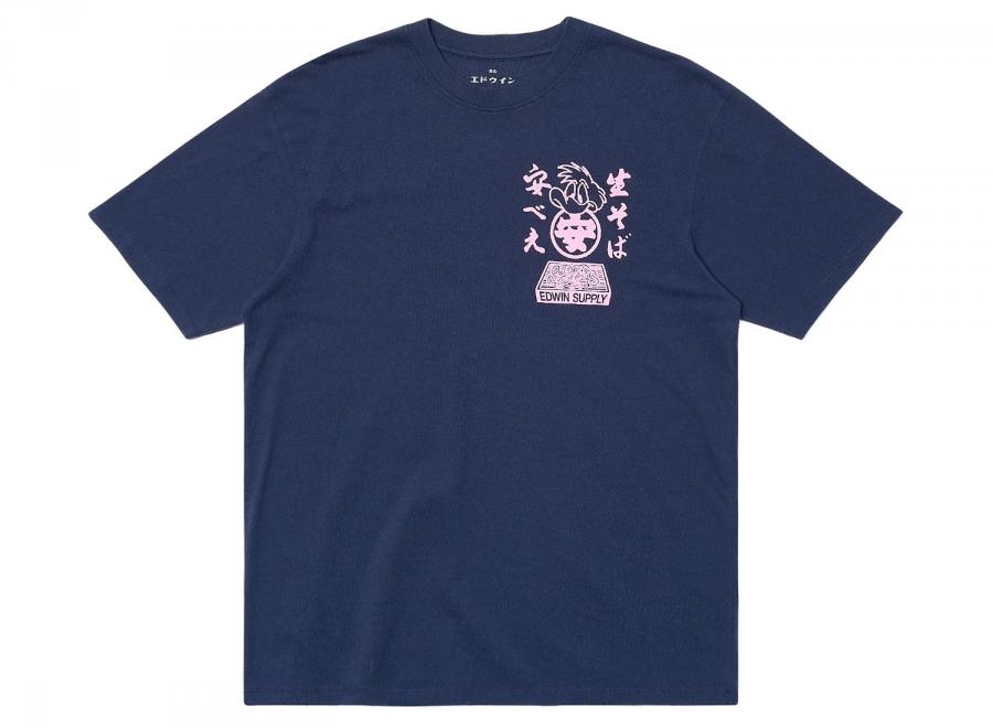 Edwin Soba Yasube Tshirt Maritime Blue I037351 - Edwin