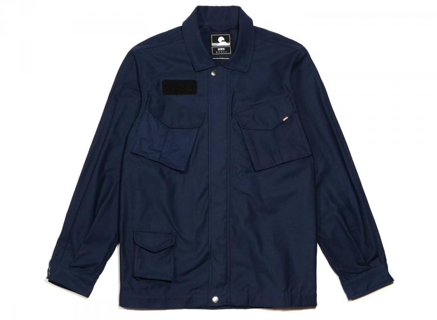 Edwin Strategy Jacket Navy Blazer - Edwin