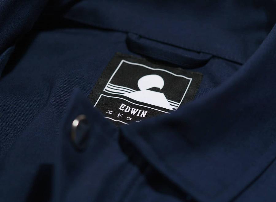 Edwin Strategy Jacket Navy Blazer - Edwin