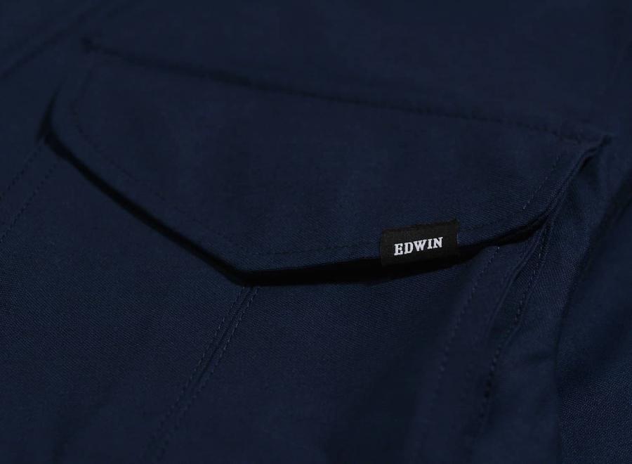 Edwin Strategy Jacket Navy Blazer - Edwin