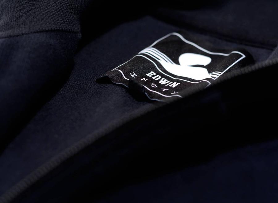 Edwin Trey Jacket Nicki Brushed Black - Edwin