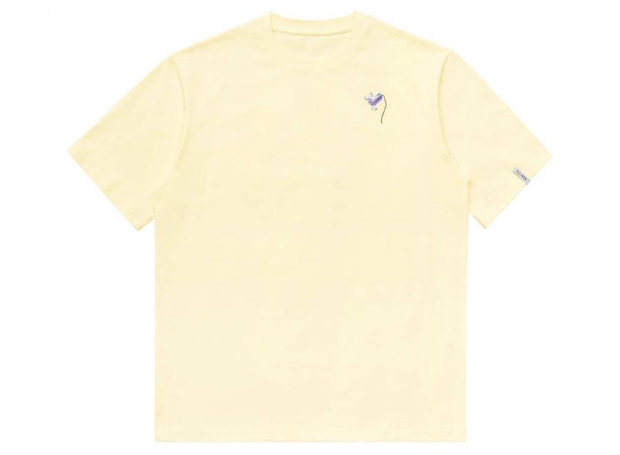 Elliker Rill Bluebell Print Tshirt Off White - Elliker