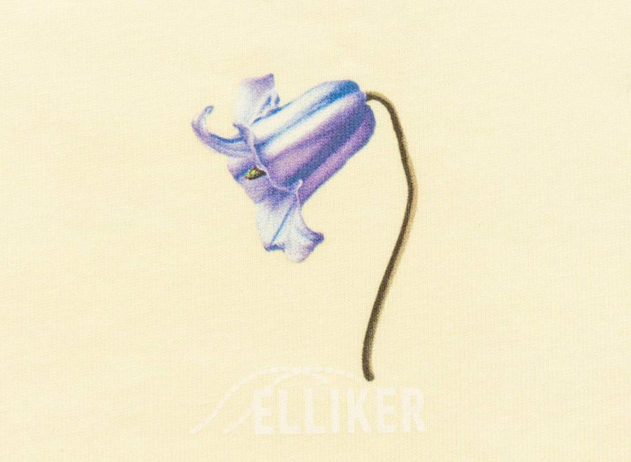 Elliker Rill Bluebell Print Tshirt Off White - Elliker