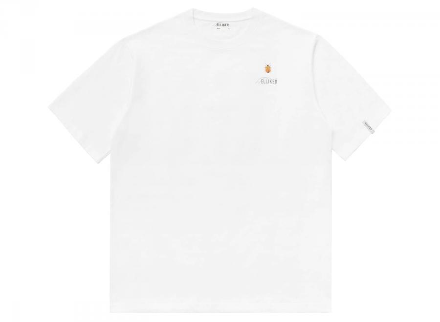 Elliker Rill Bug Print Tshirt White - Elliker