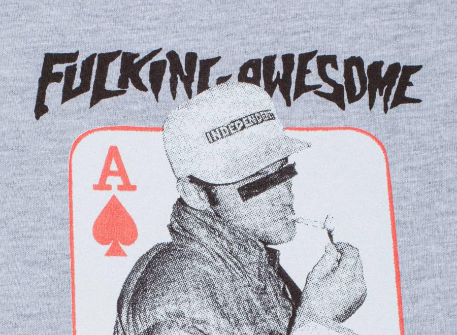 Fucking Awesome x Independent Get High Tee Grey - Fucking Awesome