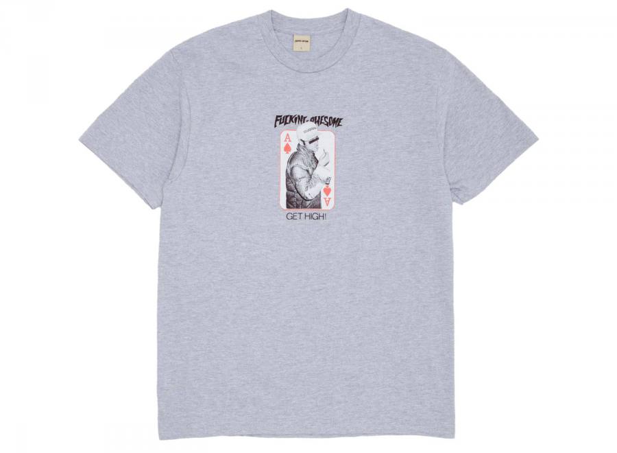 Fucking Awesome x Independent Get High Tee Grey - Fucking Awesome