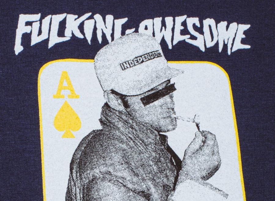 Fucking Awesome x Independent Get High Tee Navy - Fucking Awesome