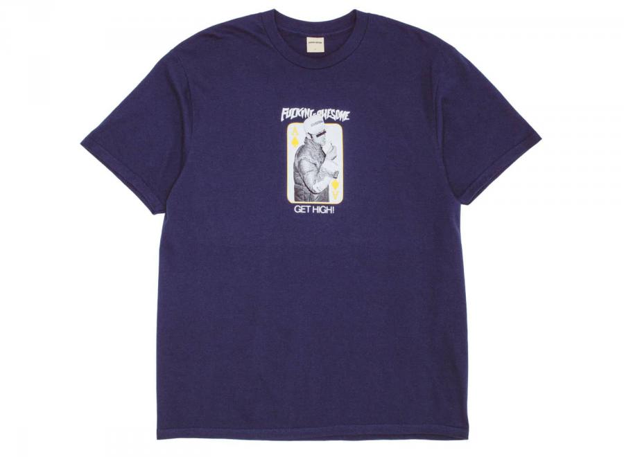 Fucking Awesome x Independent Get High Tee Navy - Fucking Awesome
