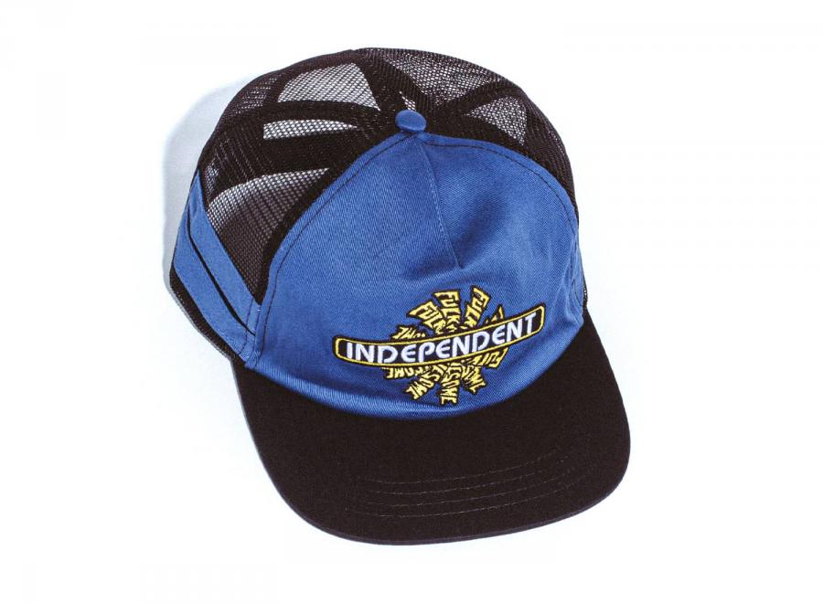 Fucking Awesome x Independent Spiral Logo Trucker Black / Navy - Fucking Awesome
